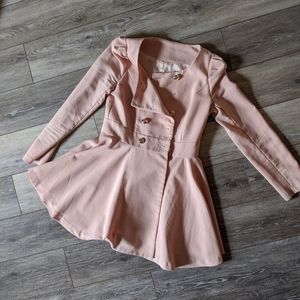 Blush peacoat